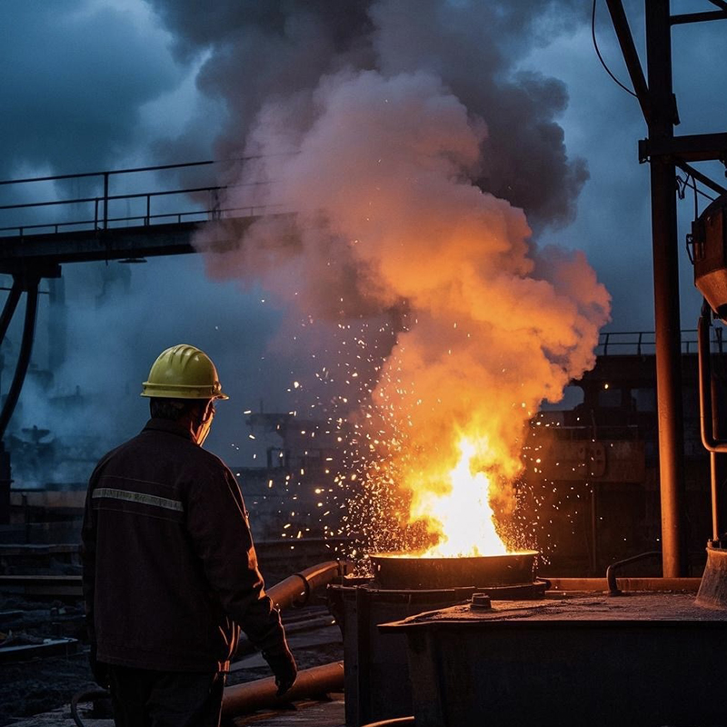 Metal silicon furnace-2